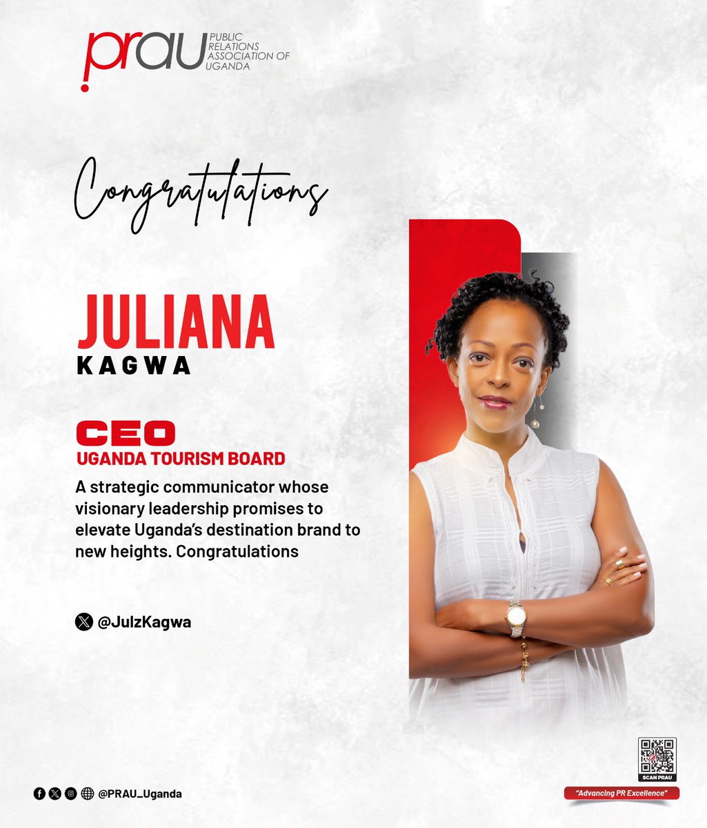 Irene Nakasiita (MCIPR) (@inakasiita1) on Twitter photo Congratulations on Your New Appointments!
Dear <a href="/assempebwa/">Allan Ssempebwa Kyobe, Chart. PR</a> and <a href="/JulzKagwa/">Juliana Kagwa</a>, big Congratulations on your recent appointments.
Your dedication, professionalism, and hard work have clearly been recognized, and this new chapter is a well-deserved step forward.
Wishing you Congratulations on Your New Appointments!
Dear <a href="/assempebwa/">Allan Ssempebwa Kyobe, Chart. PR</a> and <a href="/JulzKagwa/">Juliana Kagwa</a>, big Congratulations on your recent appointments.
Your dedication, professionalism, and hard work have clearly been recognized, and this new chapter is a well-deserved step forward.
Wishing you