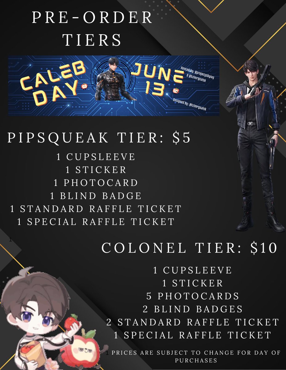 IvyProject2's tweet photo. 🍎 MORE INFO IS RELEASED 🍎 
1) I missed putting the time before. Both days are from 12 PM to 5 PM
2) Tier announcements. PRE-ORDER AT THIS GOOGLE FORM: https://t.co/UpOScdvgKh
3) Vendor announcements!

SEE YOU ALL SOON ❣️ 

#loveanddeepspace #caleb #chicagoevents #cupsleeveevent https://t.co/ipOtkDyLK0