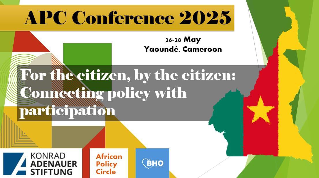 KAS_PolDiSSA (@kas_poldissa) on Twitter photo In collaboration with the African Policy Circle #APC and under the theme “For the citizen, by the citizen: Connecting policy with participation.” We are in Yaoundé discussing how African citizens can better participate in policy process.
<a href="/KAS_africa/">KAS Sub-Saharan Africa</a>
#democracy #AfricaDay2025 In collaboration with the African Policy Circle #APC and under the theme “For the citizen, by the citizen: Connecting policy with participation.” We are in Yaoundé discussing how African citizens can better participate in policy process.
<a href="/KAS_africa/">KAS Sub-Saharan Africa</a>
#democracy #AfricaDay2025