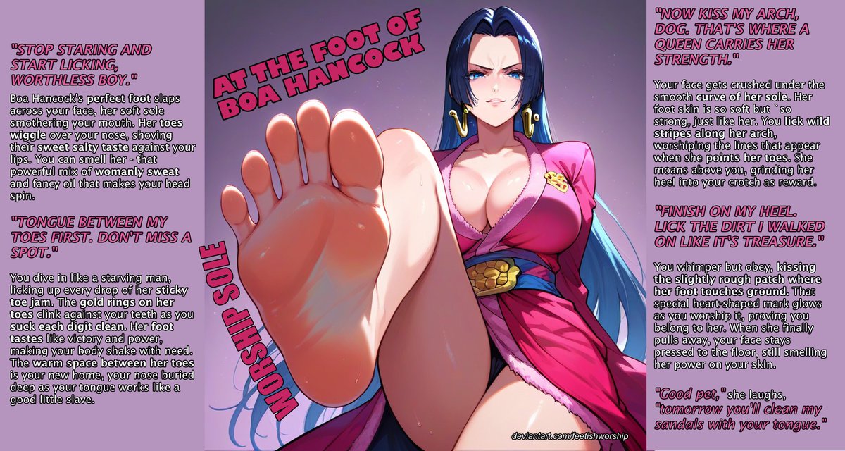 Enjoy more hentai fetish captions on my deviantart! deviantart.com/feetishworship #FootFetish #Caption #AnimeFeet #Hentai