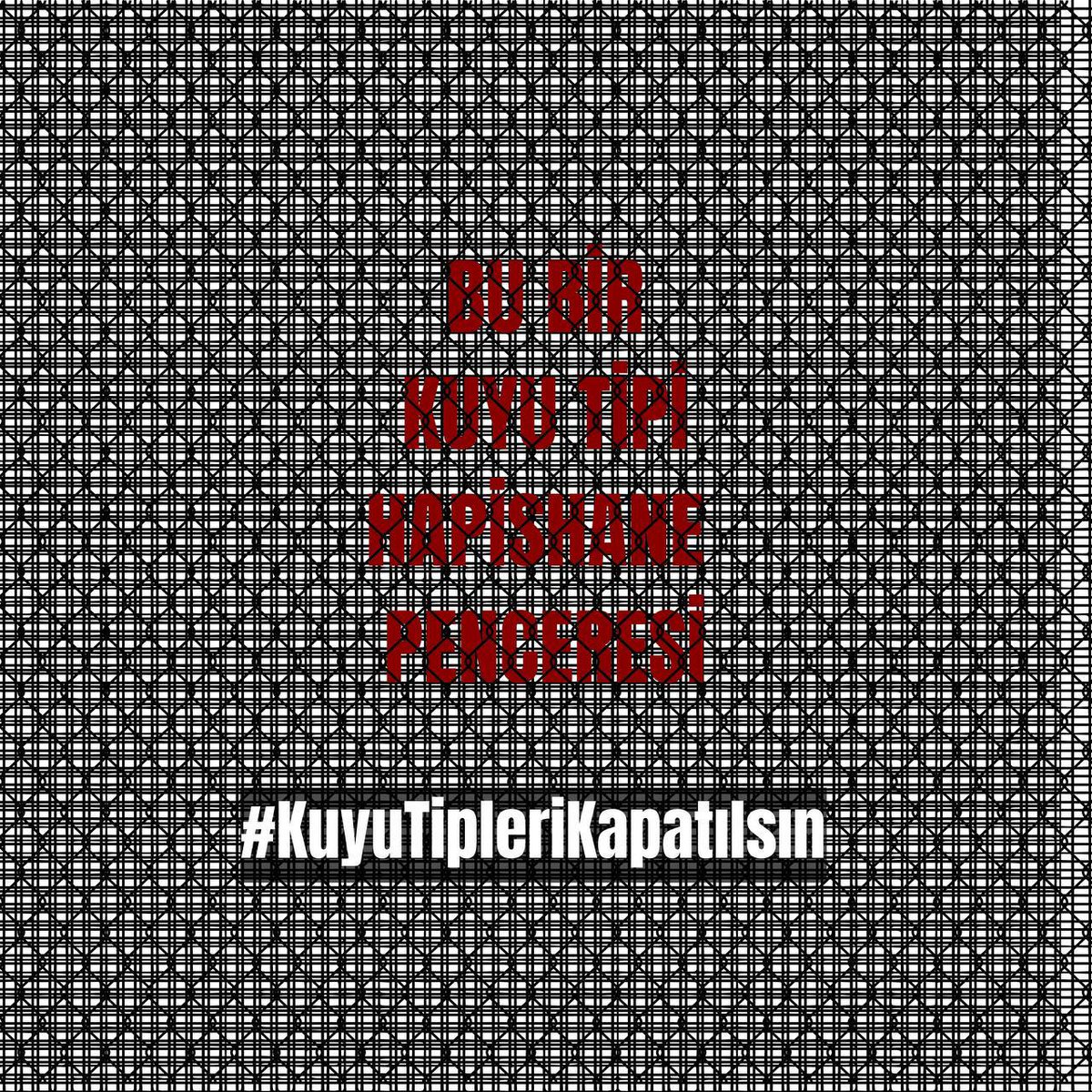 Bugün birçok devrimci, YGC adı verilen "kuyu tipi" hapishanelerde ağır hak ihlalleriyle karşı karşıya.

Havasız, karanlık hücrelerde tutuluyor; 7/24 izleniyorlar. "Rutin aramalar" adı altında özel alanları sistematik biçimde işgal ediliyor.

Eğer bugün #KuyuTipleriKapatılsın