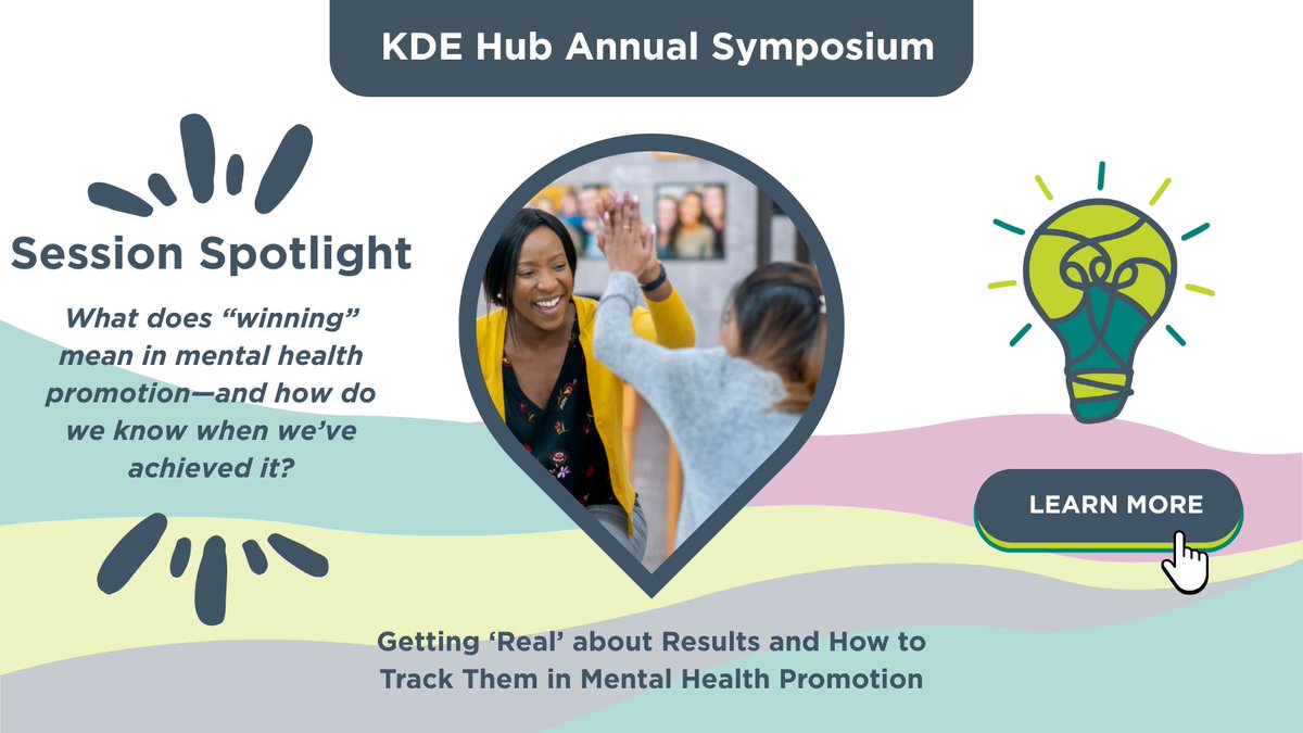 What does “winning” mean in mental health promotion—and how do we know when we’ve achieved it?

Join Getting ‘Real’ about Results for a fresh take on evaluation, success, and what really counts.

For more information: kdehub.ca/symposium/annu…