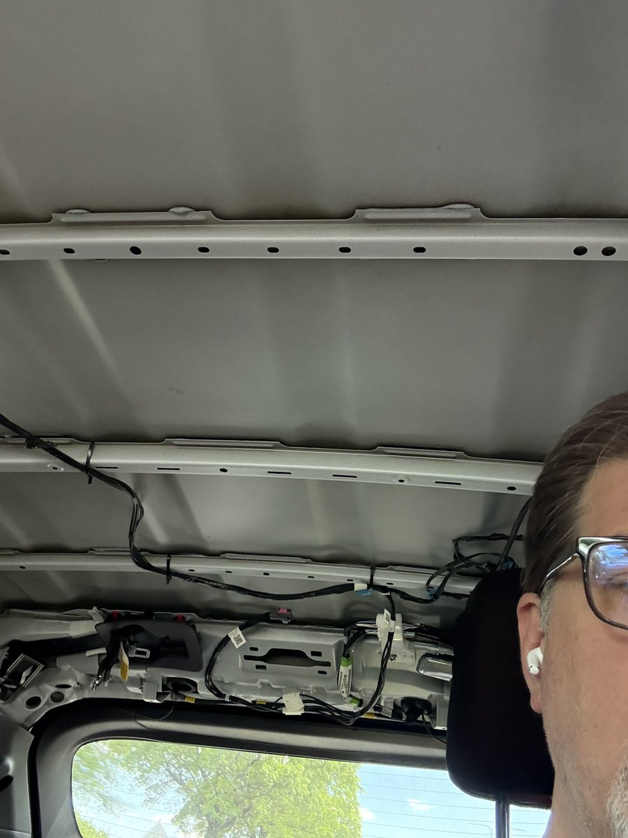 Awesome #uber. Apparently the ceiling is now optional.