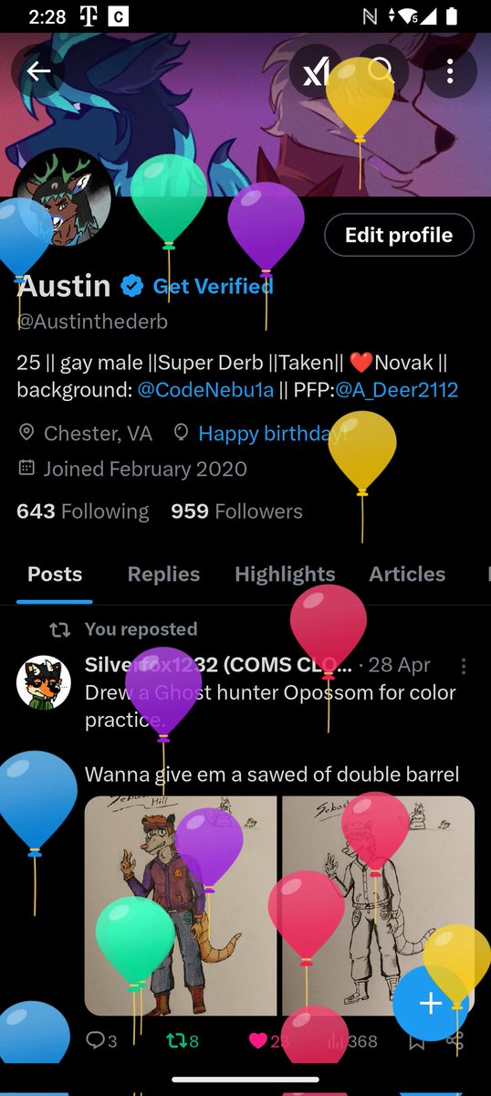 Austinthederb's tweet photo. Yay my Balloon day https://t.co/ddXe0HKPRw