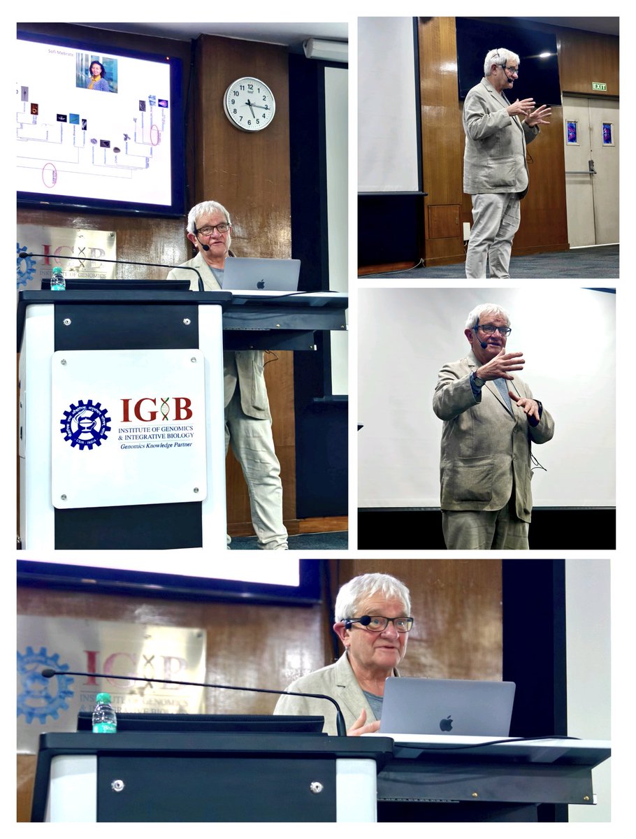 sangee_felix's tweet image. Truly honoured to attend the inspiring  talk by Nobel Laureate Sir Paul Nurse (@CrickLab ) on ‘Control of the Cell Cycle’ @IGIBSocial on 26th May 2025. His sharp insights, humour, and patient interaction with the audience made it an unforgettable session.