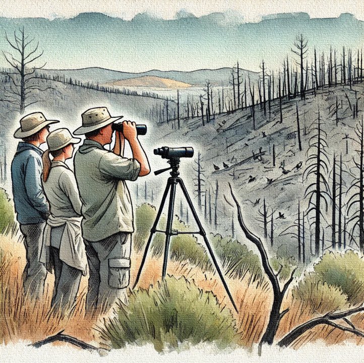 consbiog's tweet image. The authors of this new paper find out that #fires impact not only #wildlife but also nature observers searching for species, potentially introducing spatiotemporal biases into #citizenscience databases
doi.org/10.1111/ddi.70…