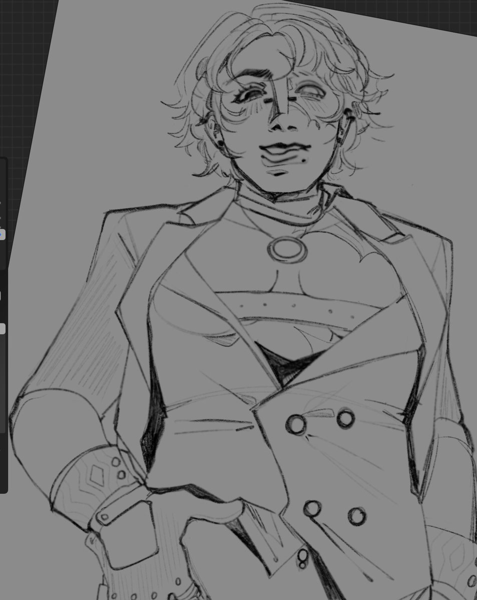 vampyroteuthys's tweet image. i don’t know what happened i blacked out n suddenly he appeared on my canvas