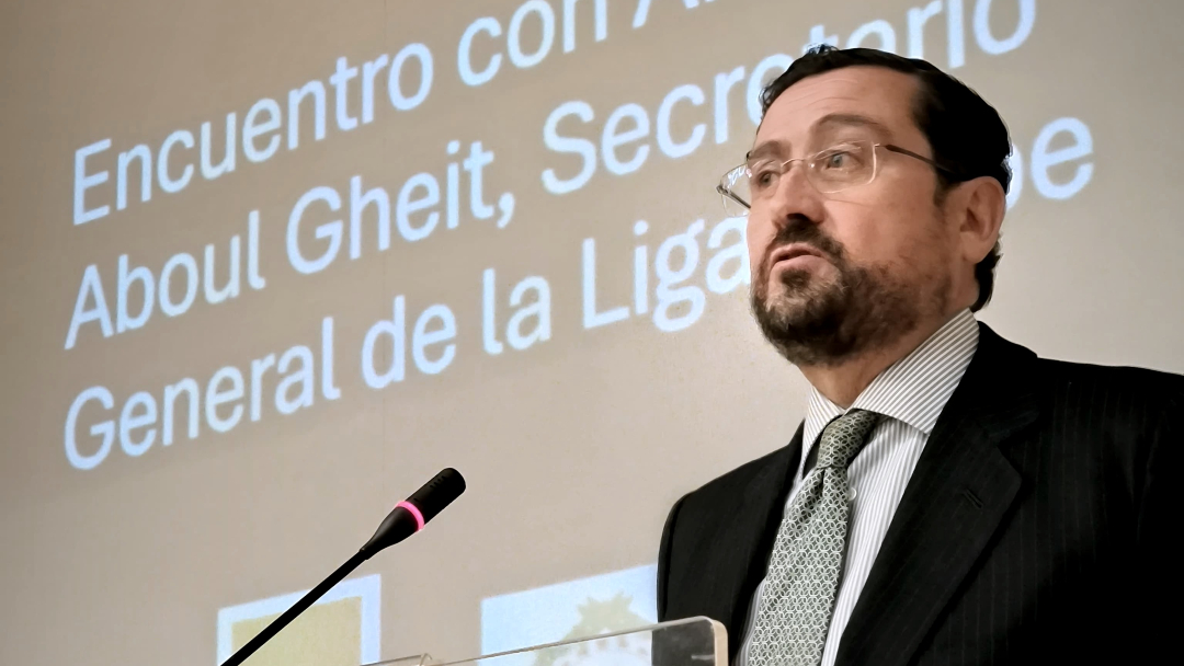 Hoy hemos acogido el encuentro con Ahmed Aboul Gheit,  exministro de Exteriores de Egipto y Secretario General de la Liga de Estados Árabes. que ha presentado su libro "Testigo de la guerra y de la paz" poniendo en valor el ejercicio diplomático como herramienta de cambio 📖