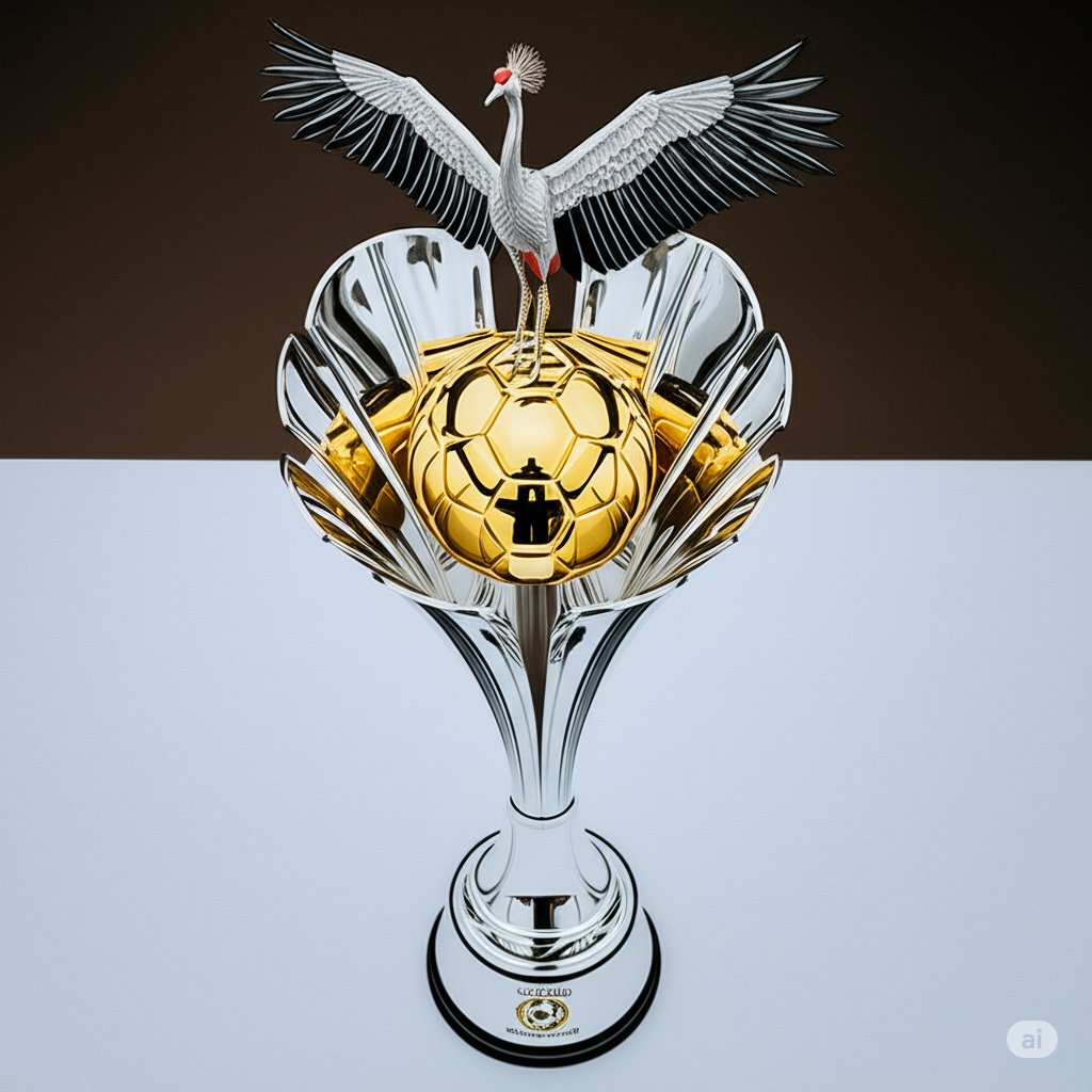 Rate my Created Uganda premier league trophy compared to the new Uganda premier League trophy