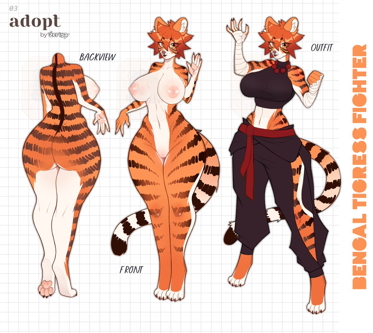 sb: $110
mi: $5
ab: $220 (+ futa ver., possible edits)

bid here: furaffinity.net/view/60892698/

#adoptable