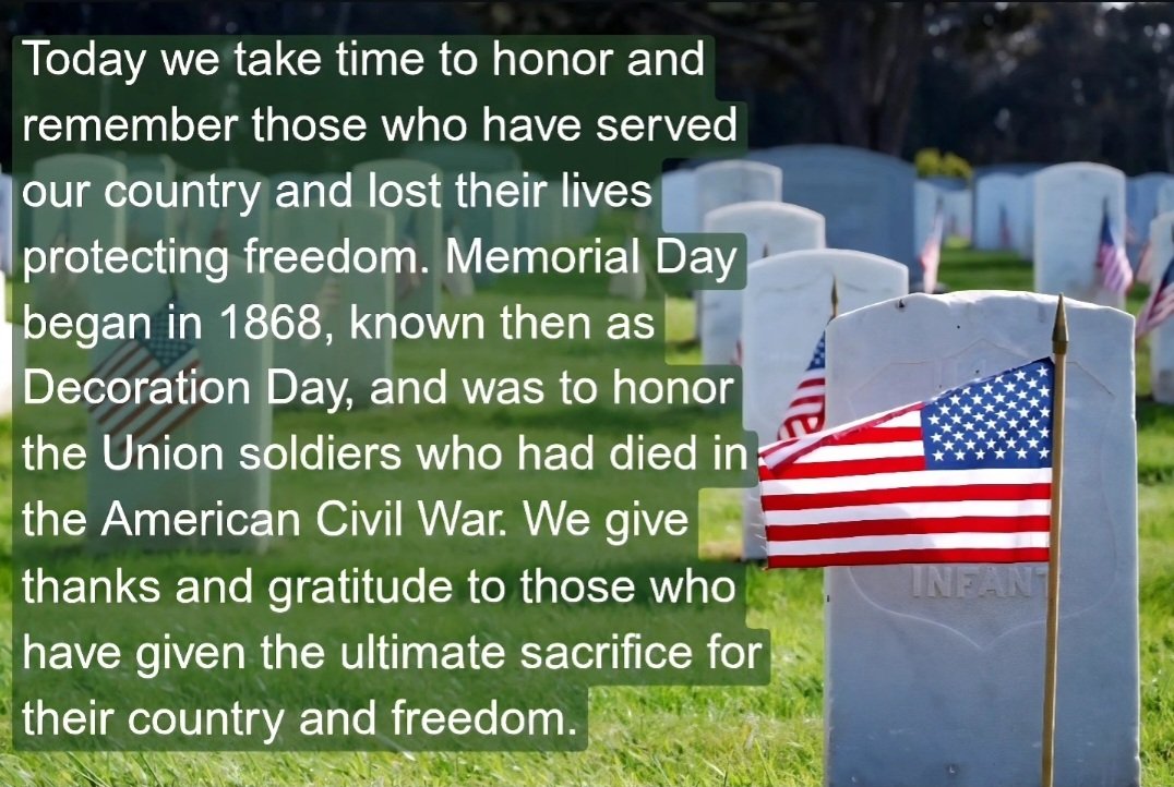 #memorialday #Gratitude