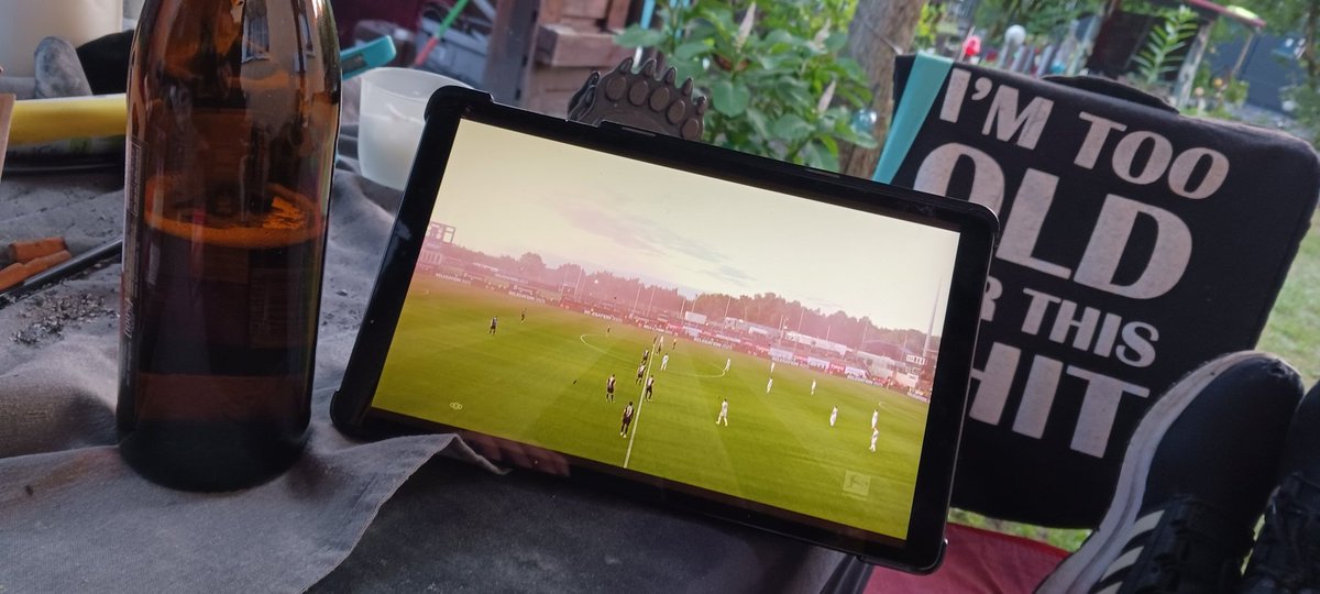 Na dann schauen wir mal, ob das Rückspiel genau so klasse wird, wie das Hinspiel..