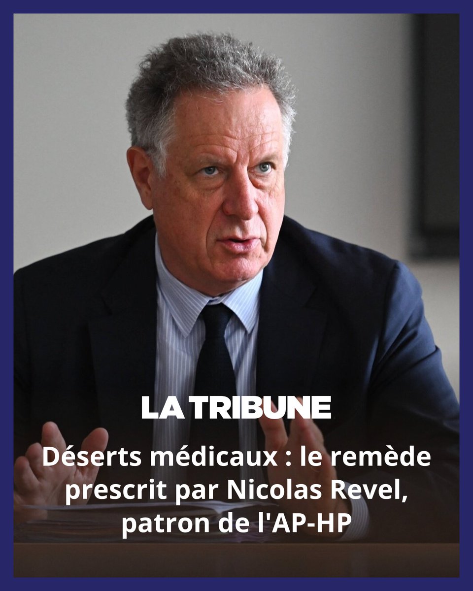 La Tribune (@latribune) on Twitter photo 🏥 Dans une note publiée par le think tank <a href="/_Terra_Nova/">Terra Nova, le think tank</a>, le patron de l'<a href="/APH/">Andre Henry</a>, <a href="/nicolasrevel/">Nicolas Revel</a>, défend un système donnant-donnant avec les médecins pour lutter contre les déserts médicaux.
Par <a href="/JeanVicSem/">Jean-Victor Semeraro</a>
➡️ À lire ici : l.latribune.fr/uys 🏥 Dans une note publiée par le think tank <a href="/_Terra_Nova/">Terra Nova, le think tank</a>, le patron de l'<a href="/APH/">Andre Henry</a>, <a href="/nicolasrevel/">Nicolas Revel</a>, défend un système donnant-donnant avec les médecins pour lutter contre les déserts médicaux.
Par <a href="/JeanVicSem/">Jean-Victor Semeraro</a>
➡️ À lire ici : l.latribune.fr/uys