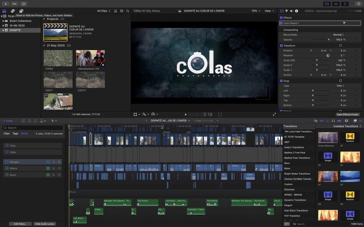 My interface 
My timeline 
My project 
My work 👨🏾‍💻