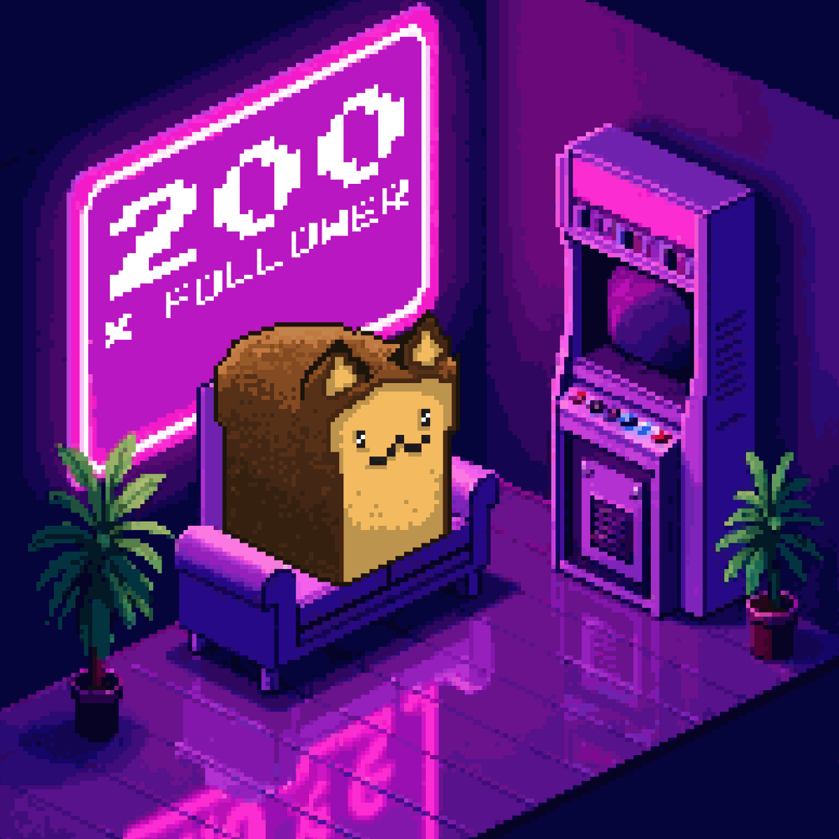 RealCatBreadSOL's tweet photo. That’s 200 beautiful weirdos who believe in a flying loaf with no plan and way too much crust. $CB https://t.co/kXqbw4GPSv