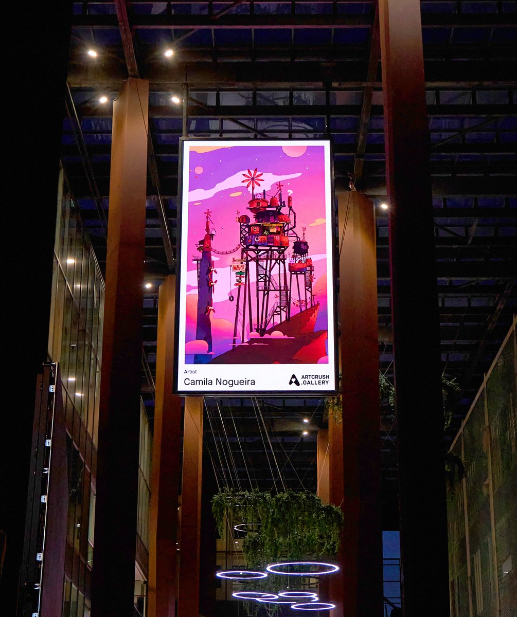 Such an honor to have my art all around the Netherlands 💜 Thank you <a href="/artcrushgallery/">Artcrush Gallery</a> 🙏