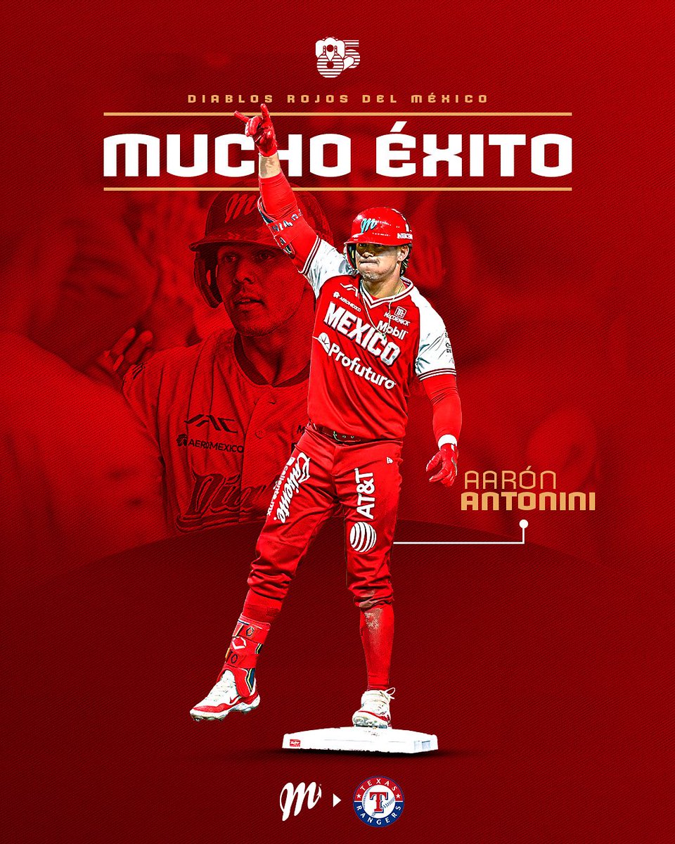 Mucho éxito vaquero 🤠 <a href="/AaronAntonini/">Aaron Antonini</a> 🫂

El venezolano que nos sorprendió en momentos clave, ha firmado un contrato con <a href="/Rangers/">Texas Rangers</a> te queremos ver en el Big Show 👏🏻