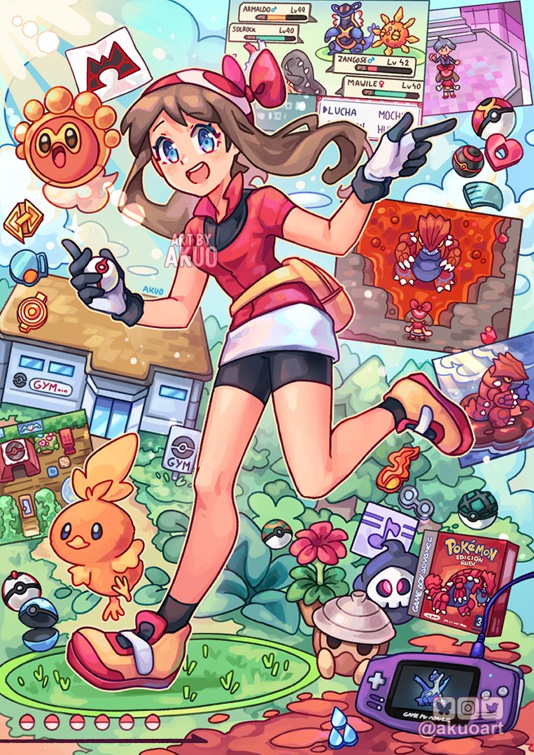 AkuoArt's tweet photo. A heat wave of nostalgia ☀️☀️
Pokemon Ruby https://t.co/27XkfYznma