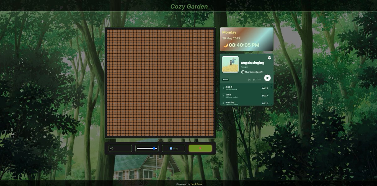 dev3r3nze's tweet photo. El otro día vi un vídeo sobre los cellular automata games

Yo también quería

Así que hice esto ⬇️ https://t.co/BiIPu8tOs3