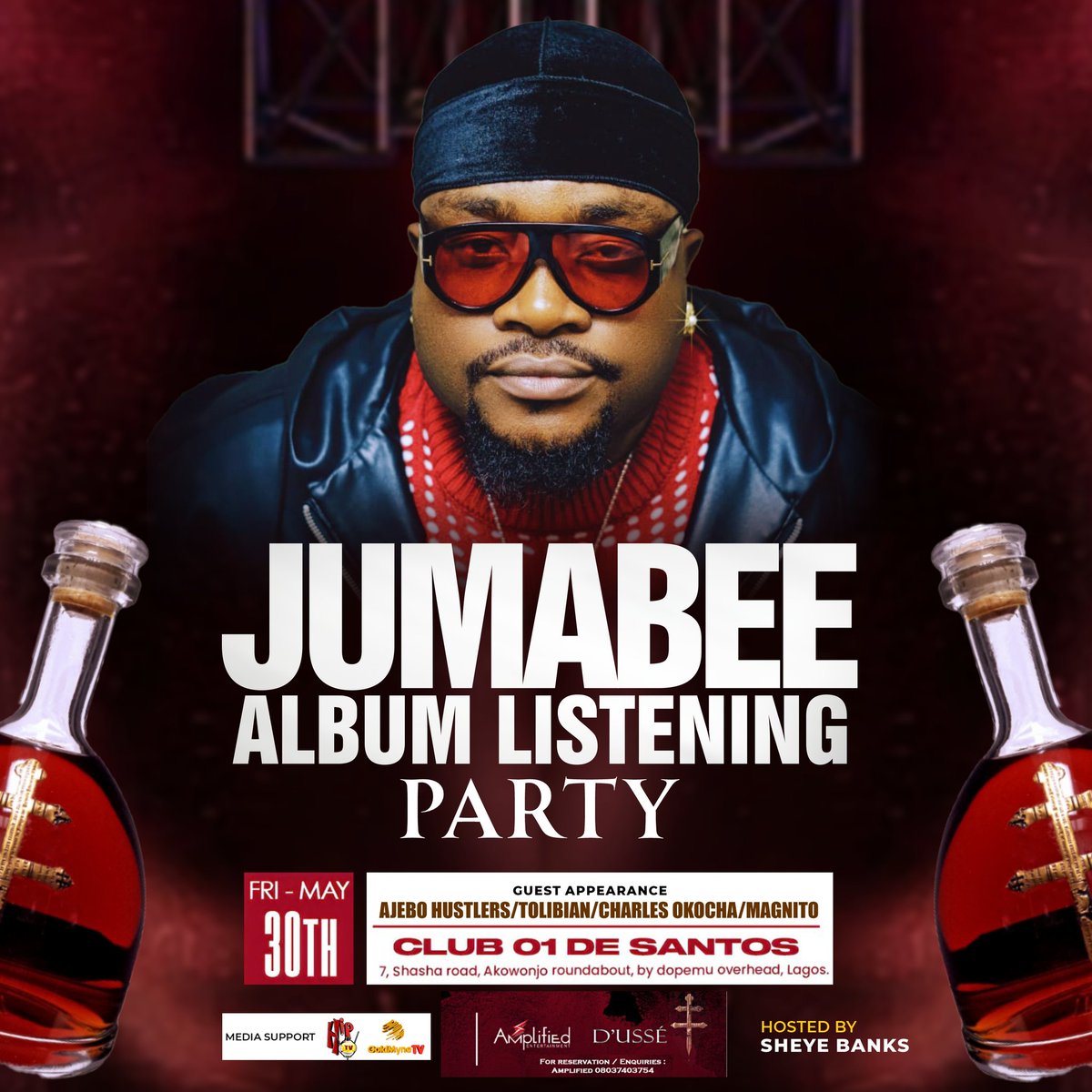 JUWON OLORUNNIPA (@jumabee) on Twitter photo DUSSE called and we answered. Friday 30th for "SOM PRIVATE ALBUM" listening..It is beyond an album it is my story,my journey,my pains and my truth so be my guest..Strictly by invitation π
Official media partners HIP TV & GOLDMYNE TV
Host @sheyebanks
CC <a href="/DAMIADENUGA/">Damiβ Adenuga</a> DUSSE called and we answered. Friday 30th for "SOM PRIVATE ALBUM" listening..It is beyond an album it is my story,my journey,my pains and my truth so be my guest..Strictly by invitation π
Official media partners HIP TV & GOLDMYNE TV
Host @sheyebanks
CC <a href="/DAMIADENUGA/">Damiβ Adenuga</a>