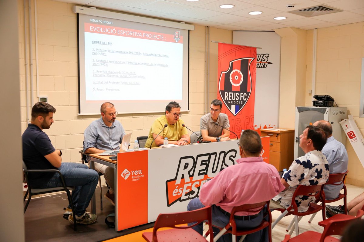<a href="/CanalReusEsport/">Canal Reus Esports</a> Demà està prevista la Assemblea anual de Socis.

+ info 👇🏻
canalreus.cat/noticies/espor…