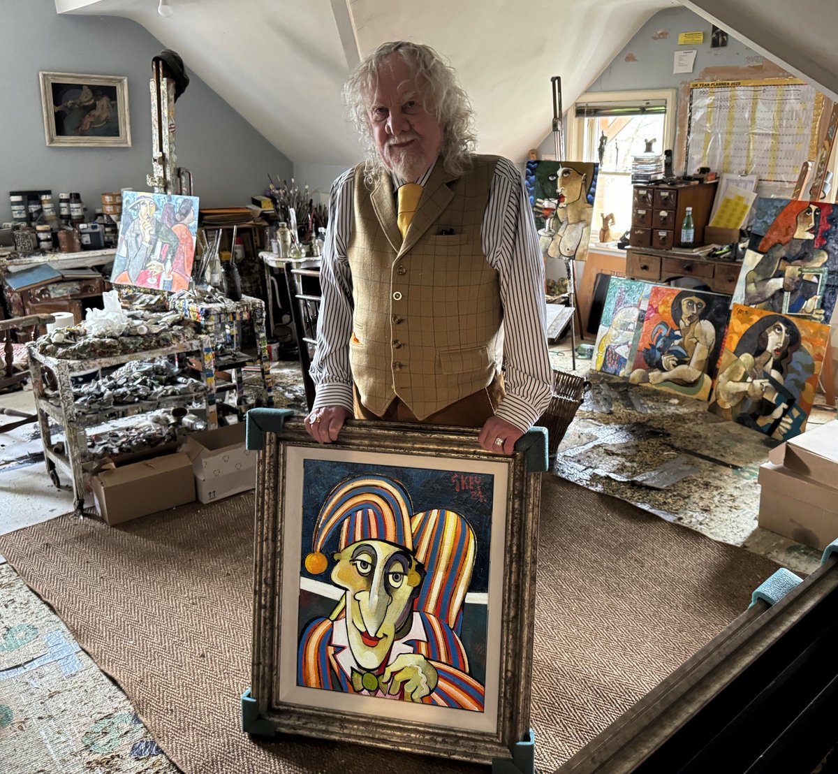 Not long now…
Geoffrey Key - Mr Punch Exhibition. 

#geoffreykey