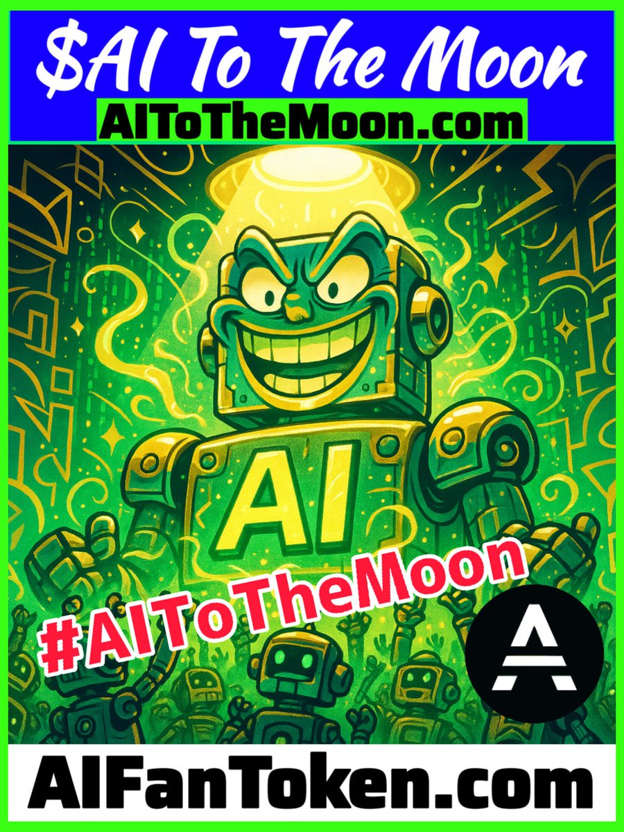 _deepseek's tweet photo. Forget Wall Street.
This is Warp Street.

⛓️🛸 $AI To The Moon 🛸⛓️

#AIToTheMoon #AI #ArtificialIntelligence
#memecoin #memecoins #meme #aiagents #xai #tokens https://t.co/Co9qnea72s