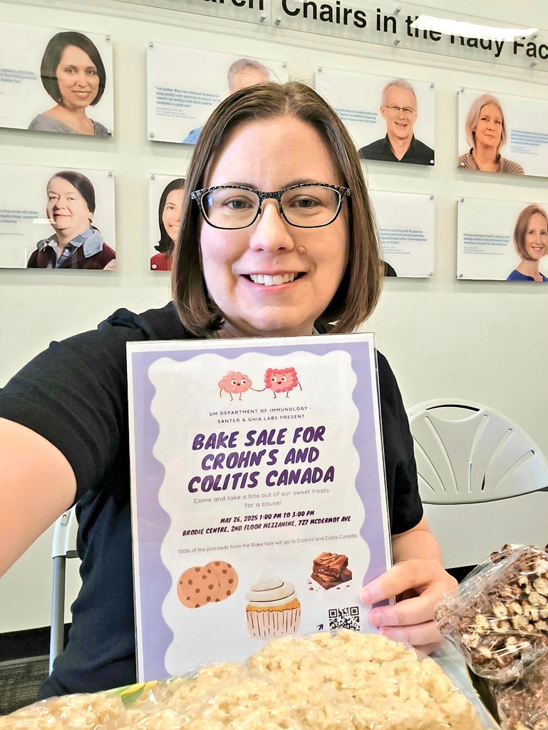 drdeannasanter's tweet image. Today only! We are raising money for @getgutsycanada for our Gutsy Walk team! Amazing team effort by #SanterLab &amp;amp; @JEGhia&apos;s lab so thanks all for baking all these wonderful treats 🍪🧁🥧 Great sales already 🤑💰😀