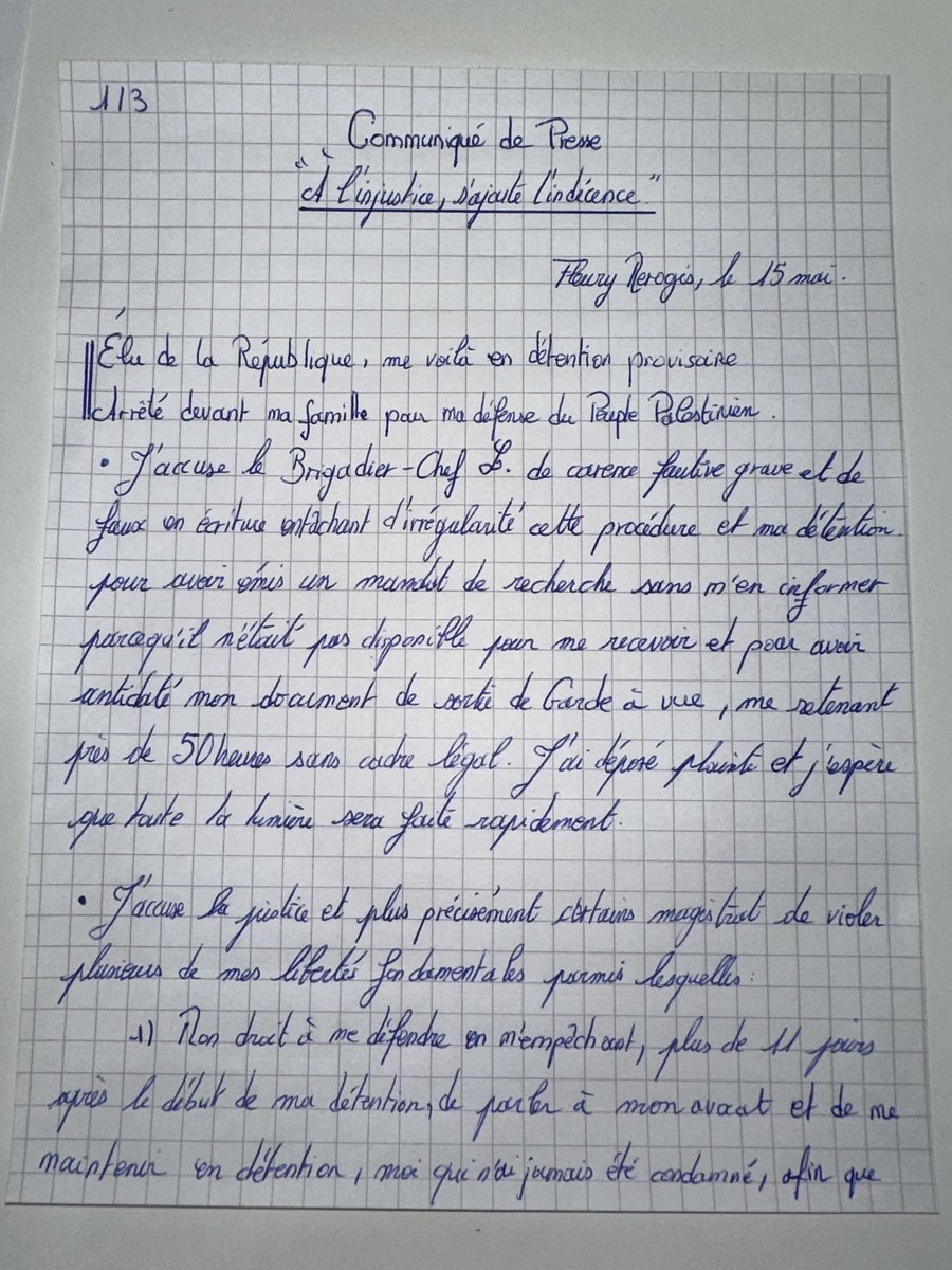 iboudjekada's tweet photo. 📢Communiqué de presse officiel d'Ismaël Boudjekada, publié à sa demande.

🔽À lire en intégralité ci-dessous.

Merci de partager pour relayer l'information.

#IsmaëlBoudjekada #CommuniquéOfficiel #Information #Actualité https://t.co/RCFn82aUhz