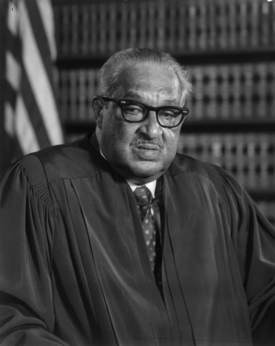 13 June 1967: #President Lyndon Johnson nominates Thurgood #Marshall to the U.S. Supreme Court after Justice Tom Clark retires. He becomes the first African-American Supreme Court justice when the #Senate confirmed him by a vote of 69-11 on August 30, 1967. #ad