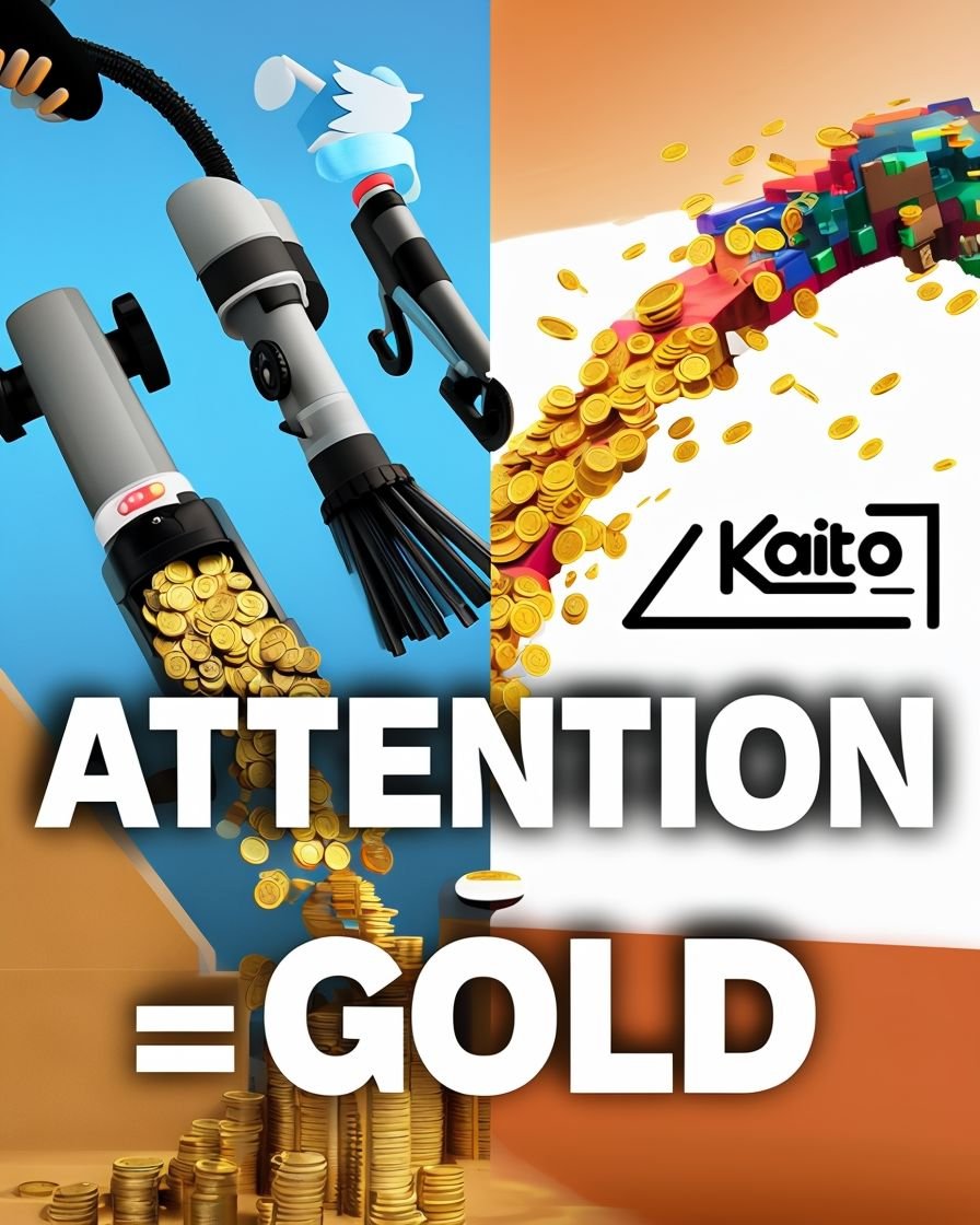 𝐊𝐀𝐈𝐓𝐎 𝐀𝐈 𝐓𝐖𝐈𝐓𝐓𝐄𝐑 𝐓𝐇𝐑𝐄𝐀𝐃

** The Attention Economy Problem**

🧵 1/8 

Attention is the new gold in crypto, and <a href="/KaitoAI/">Kaito AI 🌊</a>'s InfoFi is making it fair for everyone. 

Kaito is flipping the script - rewarding creators, users, and communities directly 💰 #KaitoAI