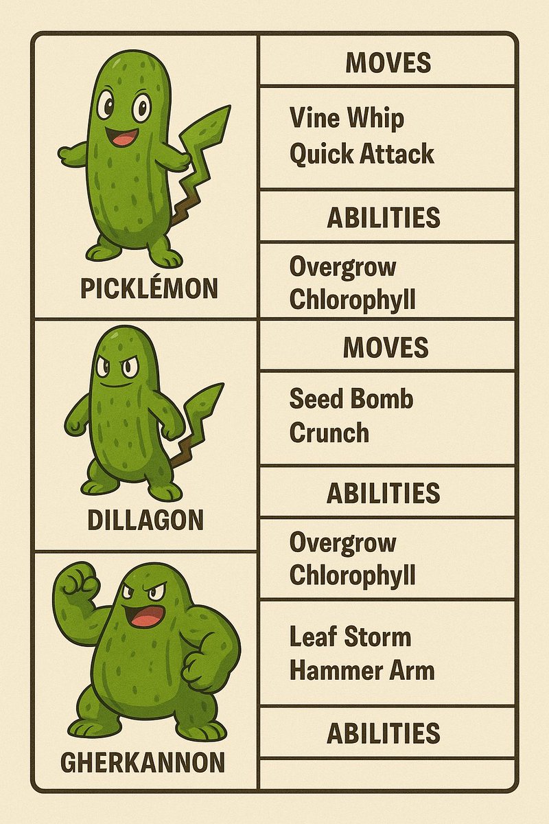 LogesMcGroges's tweet photo. @picklejuicebets Picklemon https://t.co/ixOsvtFlMk