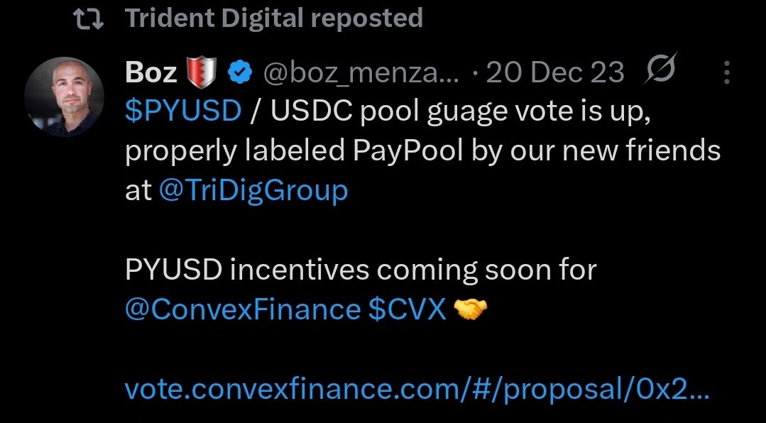 Tetragrammaton (@primordialsense) on Twitter photo Many have no clue that <a href="/admff492/">CyHro - CEO of Sentora</a> was a main entity in setting up <a href="/PayPal/">PayPal</a> $PYUSD Stablecoin ..this should spread light β¨οΈ the background workings of <a href="/TriDigGroup/">Trident Digital</a> <a href="/SentoraHQ/">Sentora (previously IntoTheBlock)</a> ...πβ¬οΈ
Dev is working on a new project on <a href="/virtuals_io/">Virtuals Protocol</a> $ADM READ BELOW β¬οΈπ Many have no clue that <a href="/admff492/">CyHro - CEO of Sentora</a> was a main entity in setting up <a href="/PayPal/">PayPal</a> $PYUSD Stablecoin ..this should spread light β¨οΈ the background workings of <a href="/TriDigGroup/">Trident Digital</a> <a href="/SentoraHQ/">Sentora (previously IntoTheBlock)</a> ...πβ¬οΈ
Dev is working on a new project on <a href="/virtuals_io/">Virtuals Protocol</a> $ADM READ BELOW β¬οΈπ