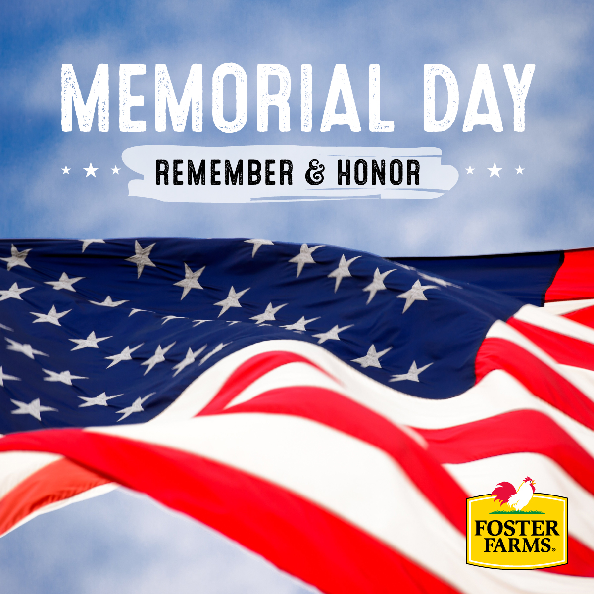FosterFarms's tweet image. Today, we pause and reflect on the courage and dedication of those who fought for our nation. Never forgotten.

#fosterfarms #memorialday #memorialdayweekend #remember #honor #heroes
