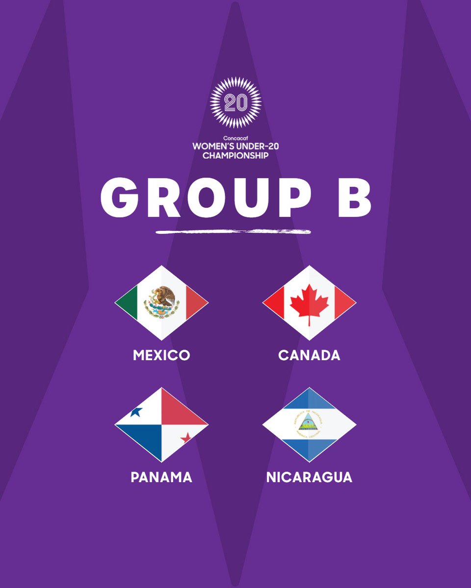 🌟 The wait is almost over

The Concacaf Women’s Under 20 Championship kicks off on May 29 with two loaded groups ready to bring the heat 🔥
