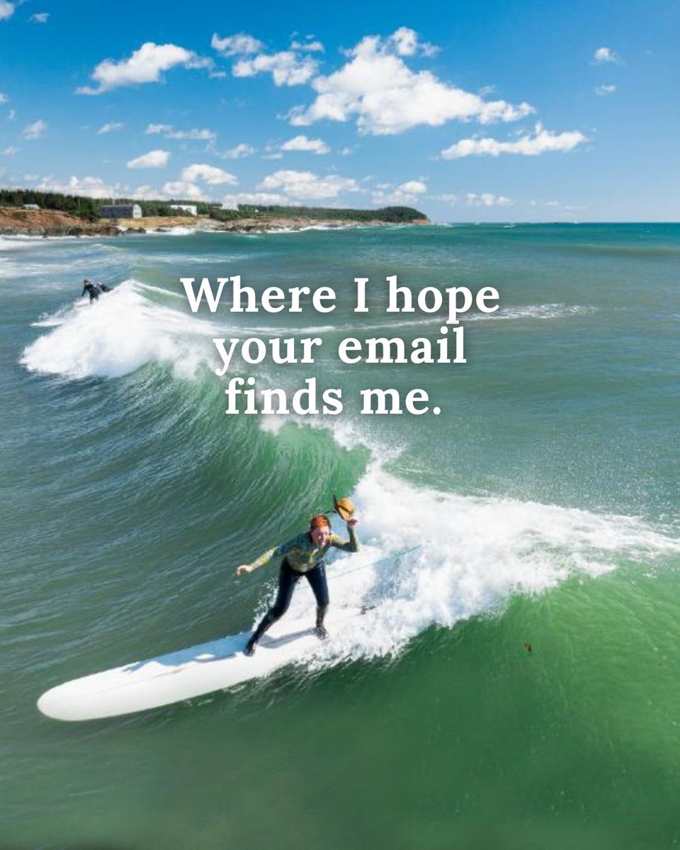 Turn on the out of office. Whatever it is, it can wait. Where would you go in Nova Scotia to get away from it all? #VisitNovaScotia