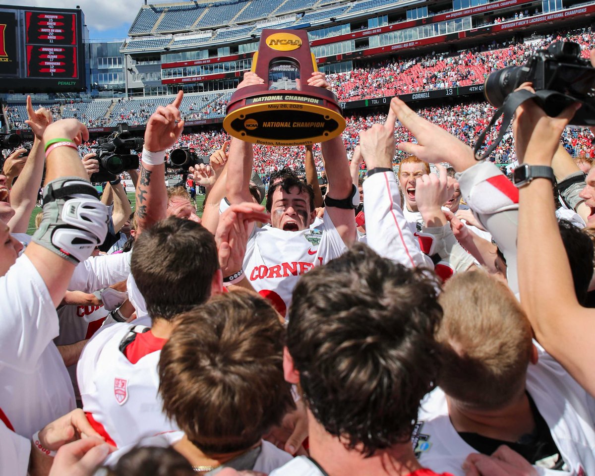 Cornell University (@cornell) on Twitter photo That national champion feelingπ»π₯π
Congratulations on a great season, <a href="/CornellLacrosse/">Big Red Lacrosse</a>. Weβre beyond proud of you. That national champion feelingπ»π₯π
Congratulations on a great season, <a href="/CornellLacrosse/">Big Red Lacrosse</a>. Weβre beyond proud of you.