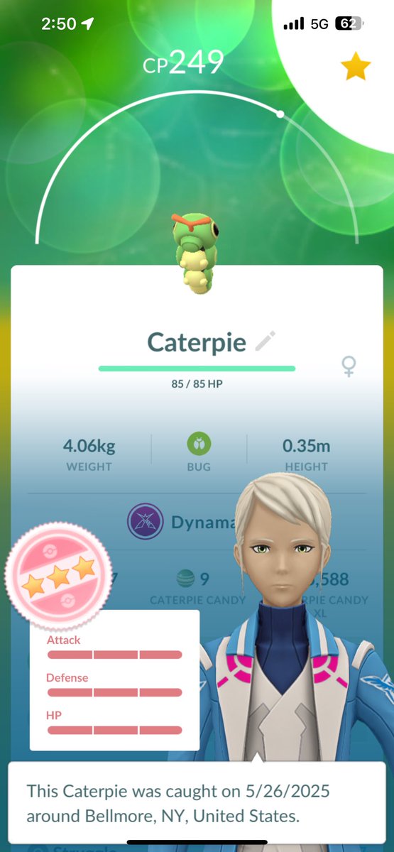 Dynamax Caterpie Hundo. Only have 9 candy. Now what??!!