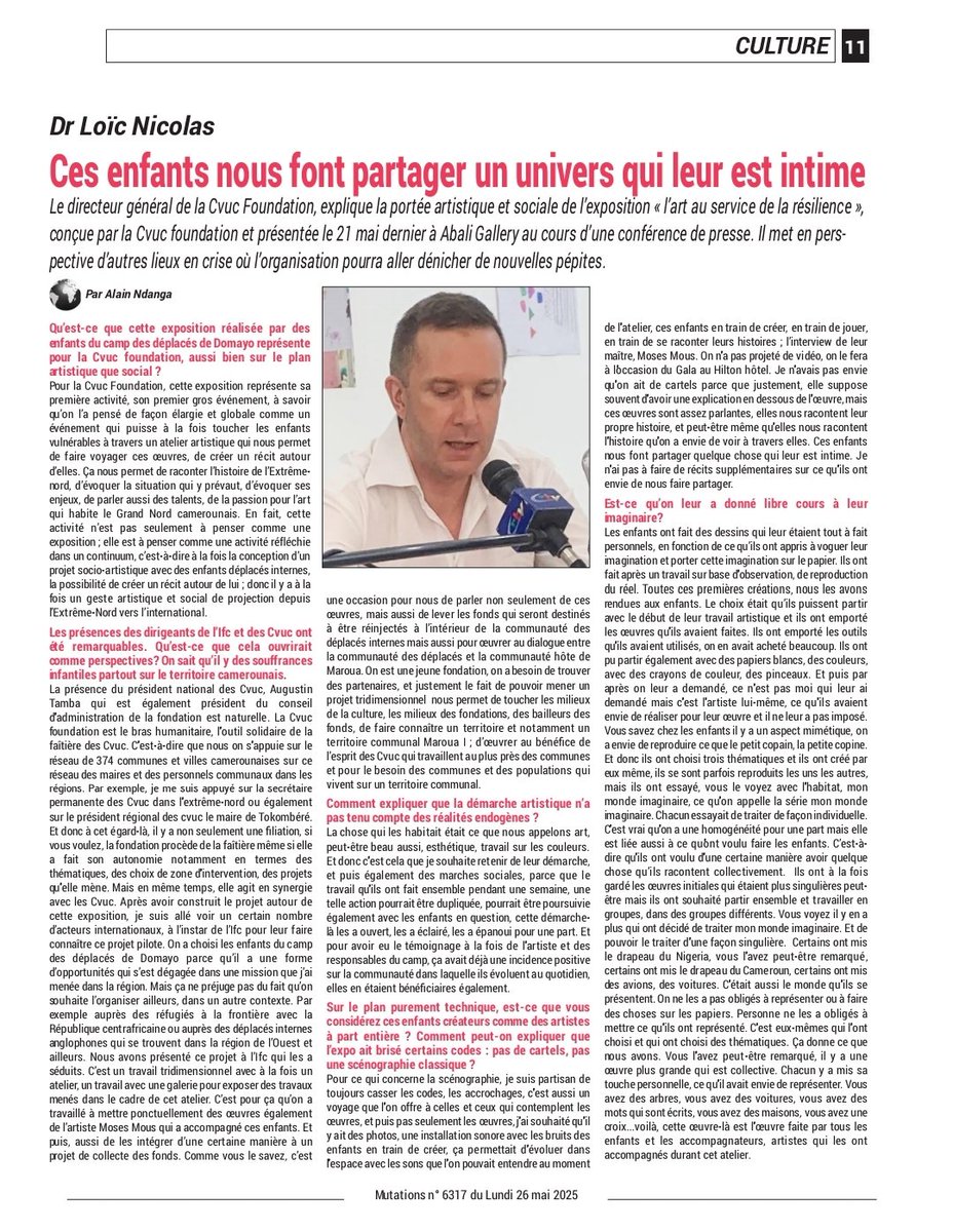 Fondation des Communes et Villes Unies du Cameroun (@cvuc_foundation) on Twitter photo 