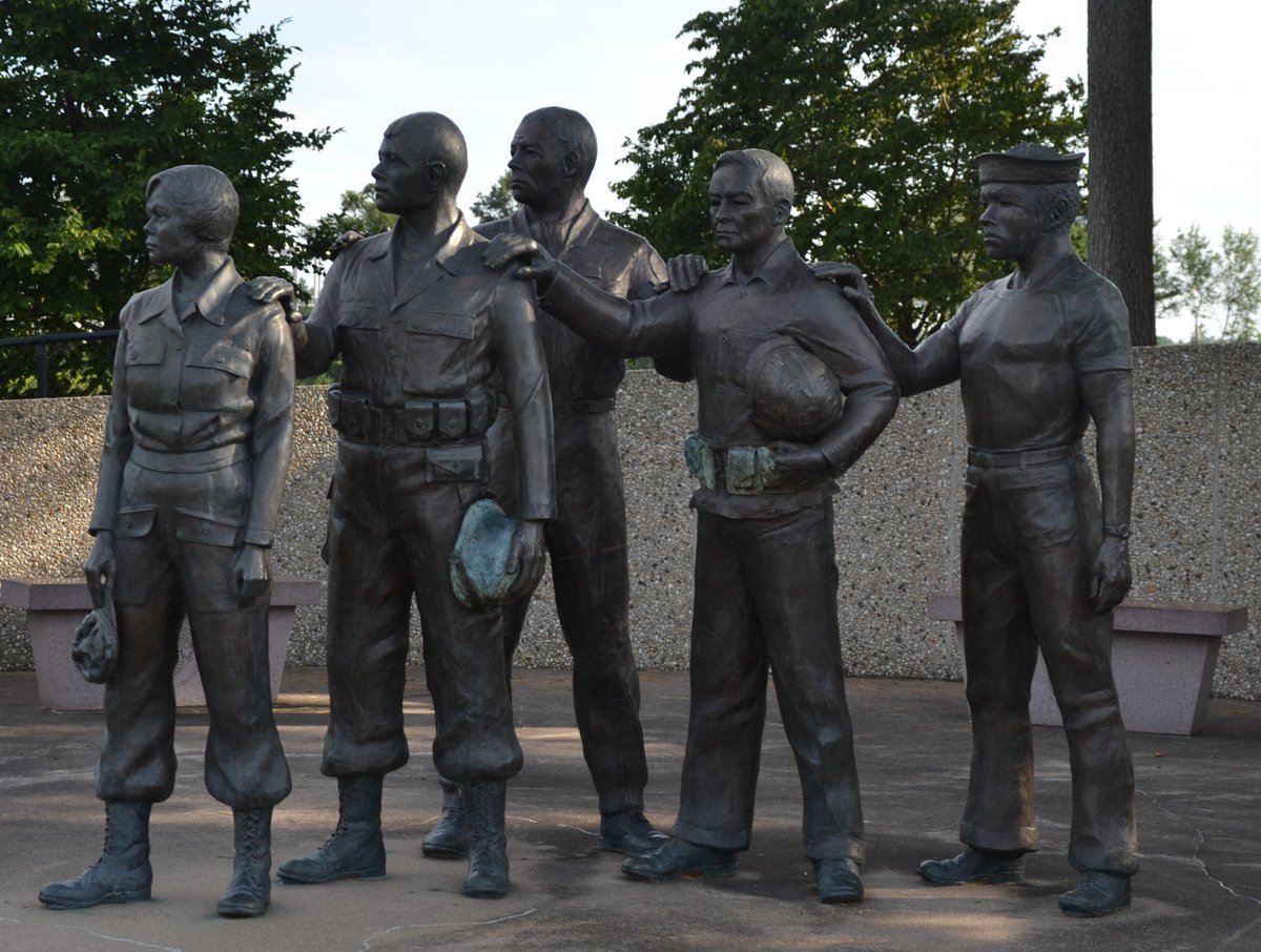 Korean War Veterans Memorial, Plover, Wisconsin.