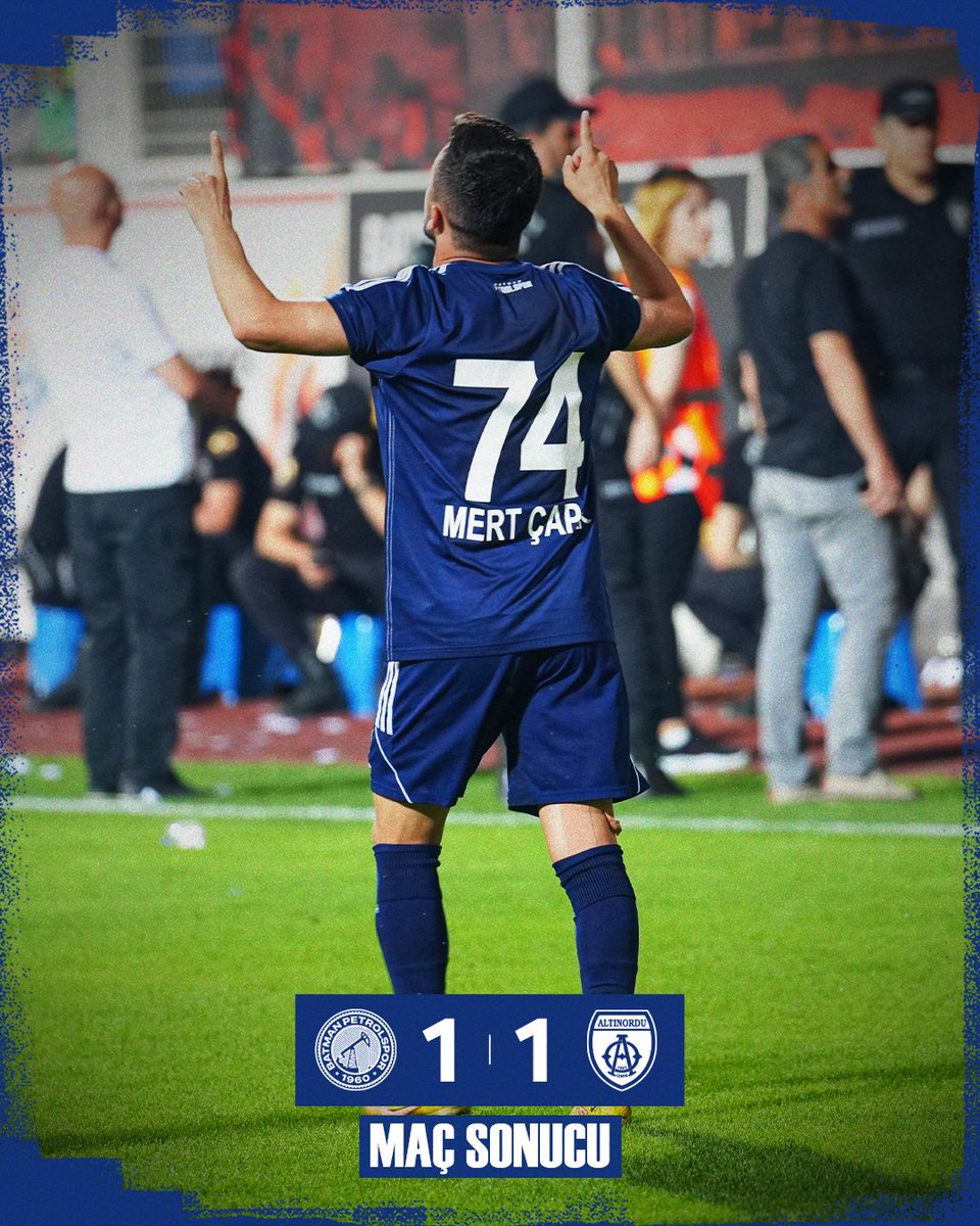 HEP BİRLİKTE FİNALE! 🏆
Maç sonucu | Batman Petrolspor 1-1 Altınordu
