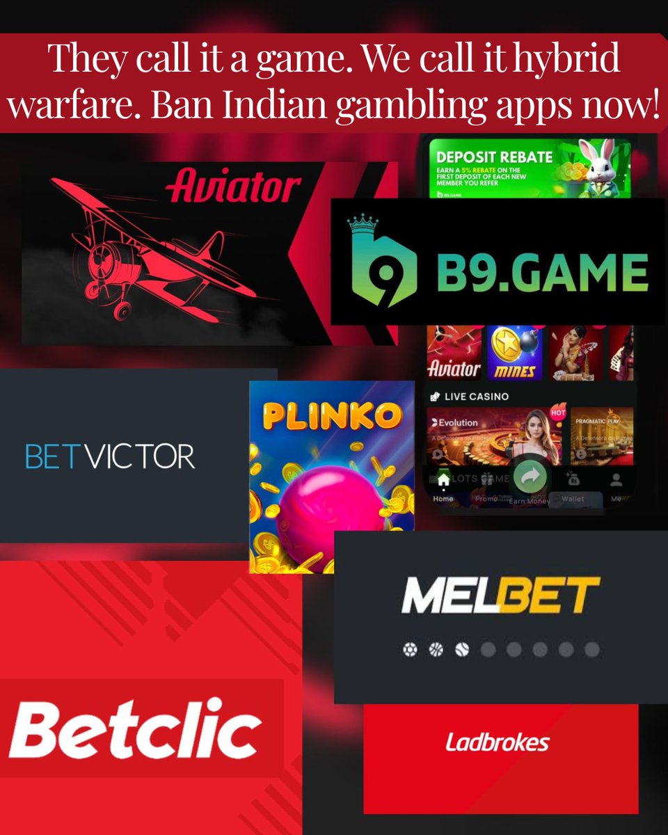 Sher_Chauhann's tweet image. Every gambling app downloaded is another blow to our sovereignty. This is war in the digital age, and silence is surrender. We must act now before it's too late.
#DigitalWarfare #WakeUpPakistan #BanGamblingApps