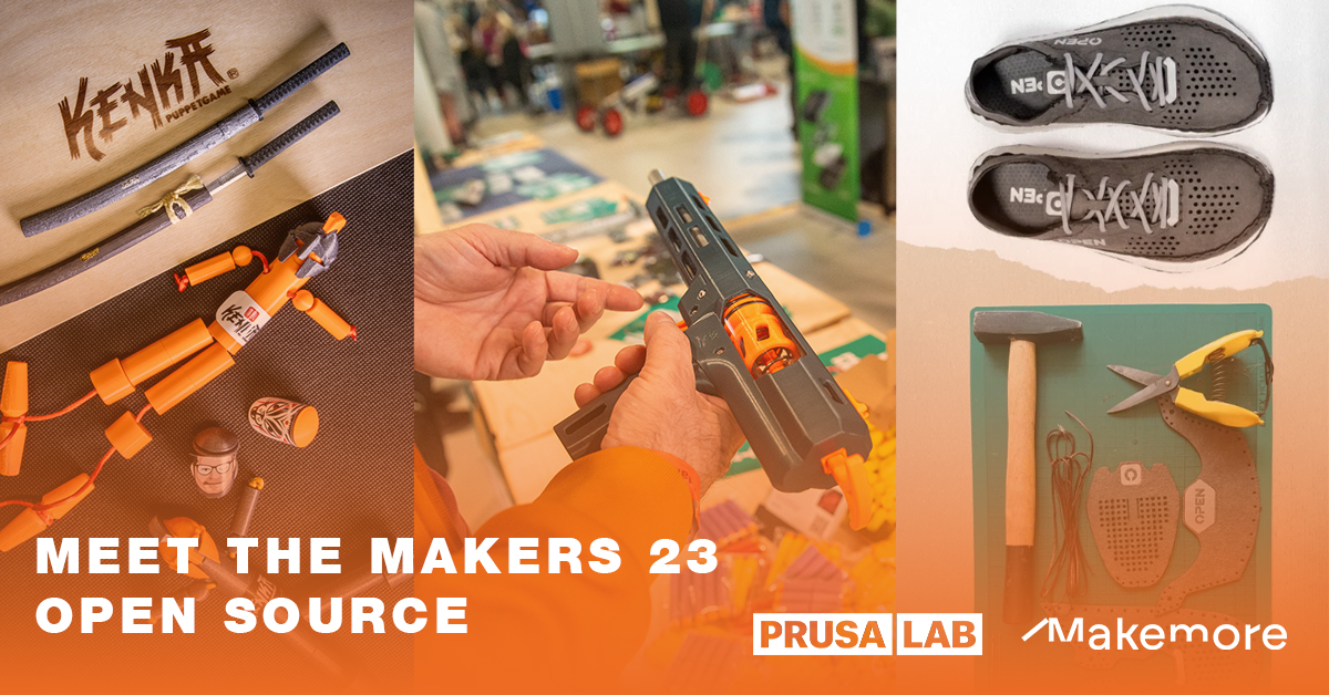 Sdílet = růst. Tvořit = spolu. 💙

Na dalším večeru Meet the Makers se potkáme s těmi, kteří dělají open source projekty po svém. Blastery, boty, loutky, všechno otevřené. Všechno k vyzkoušení.
📅 18. 6. v <a href="/prusalab/">PrusaLab Prototyping</a> 
🎟 Vstup zdarma: lnkd.in/ea4Hj8aW
#makemore