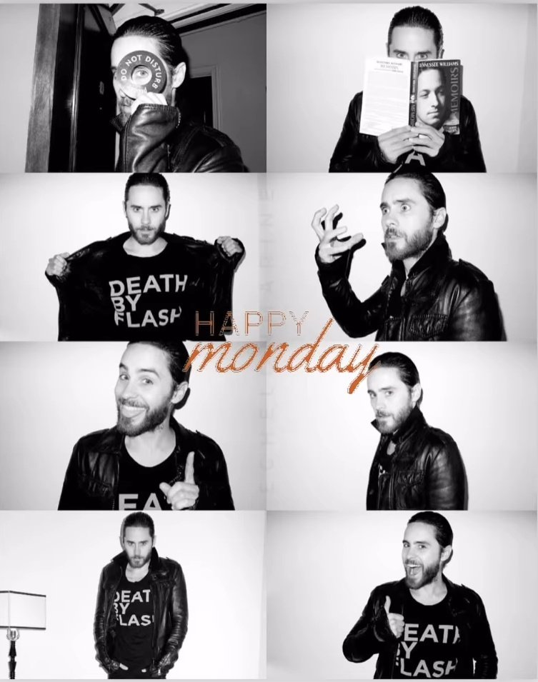 FederovicSarita's tweet photo. Happy Monday 
@JaredLeto @30SECONDSTOMARS https://t.co/BCghLqIs3t