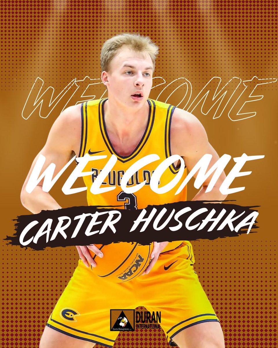 Duran International Sports Management (@duranmanagement) on Twitter photo 🚨 Former <a href="/UWECMBB/">UW-Eau Claire Men's Basketball</a> <a href="/carter_huschka/">Carter Huschka</a> is the new member of @duranmanagement.
Welcome Carter ‼️ 🚨 Former <a href="/UWECMBB/">UW-Eau Claire Men's Basketball</a> <a href="/carter_huschka/">Carter Huschka</a> is the new member of @duranmanagement.
Welcome Carter ‼️