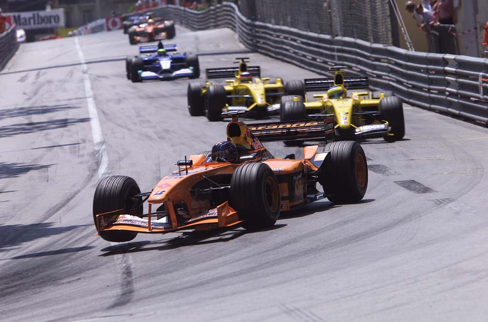 Extremely good result for the Team Arrows in Monaco 2002
P6 but P5 would have been possible if not for our extra stopp. We had the modified rear suspension I could convince the team to do so ….
