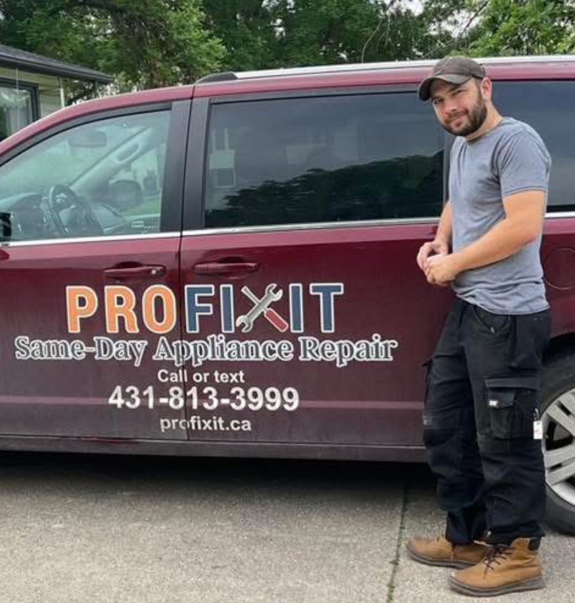 Slava at ProFixIt to the rescue! His willingness to help on the weekend with a fridge emergency involving a lot of water means he’s made my Hal Knows A Guy honour roll as one of the best of the best. Only his amazing customer service tops his ability to do his job well. #Winnipeg