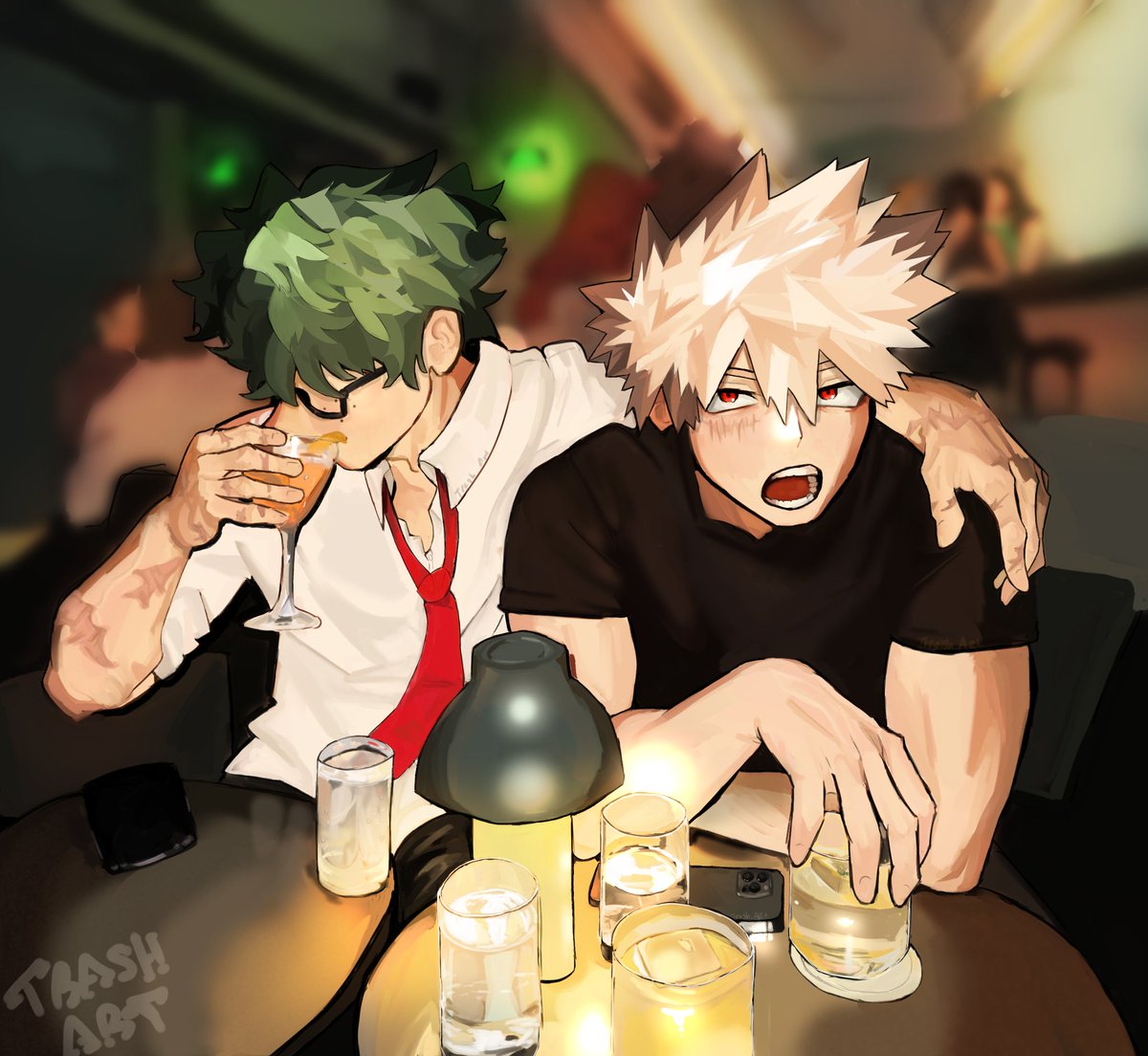 Drinking night #BKDK #MyHeroAcademia