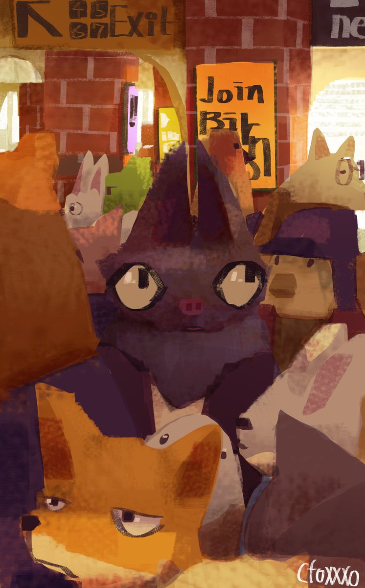 cfoxxxo's tweet image. subway thingy
#furryart
