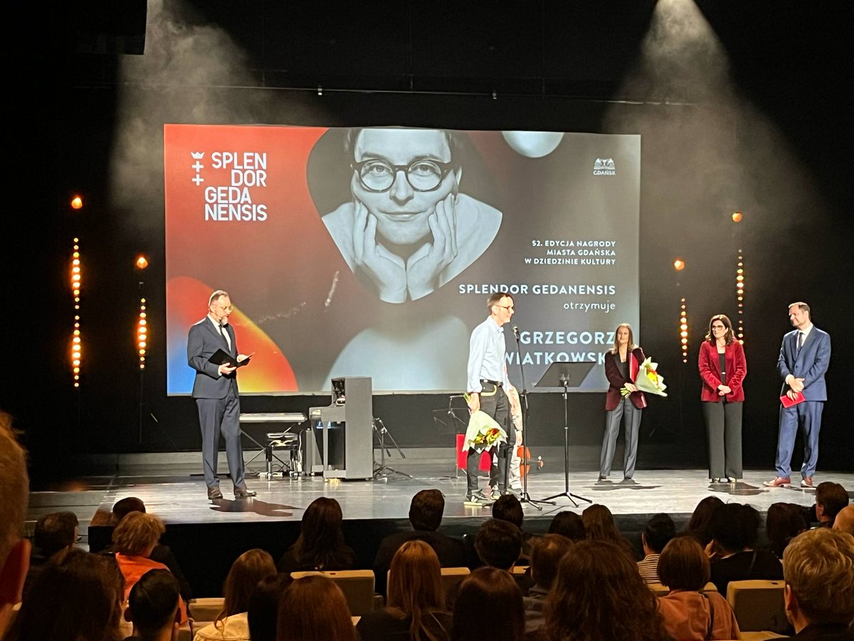 Grzegor54109874's tweet image. It is with great joy that I announce I have been awarded this year's Splendor Gedanensis prize!